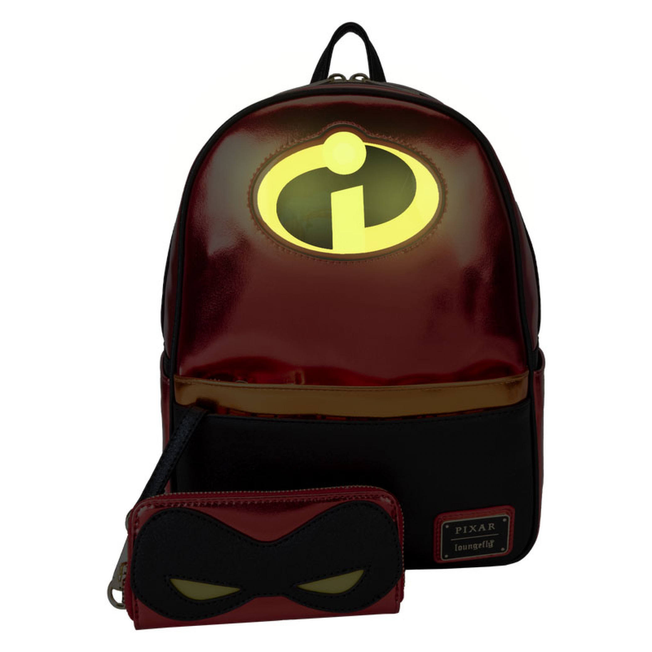 The Incredibles 20th Anniversary Light-Up Mini Backpack By Loungefly